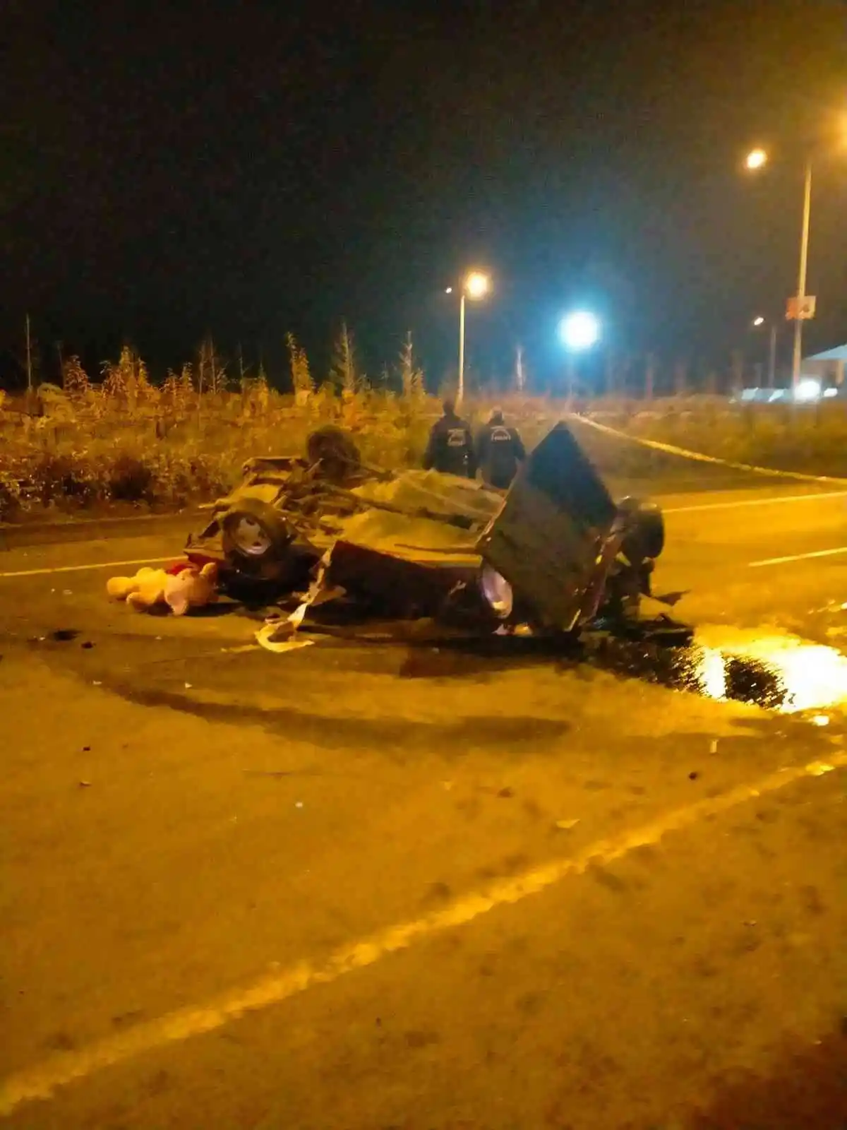 Rize’de uygulamadan kaçan araç takla attı: 4 yaralı