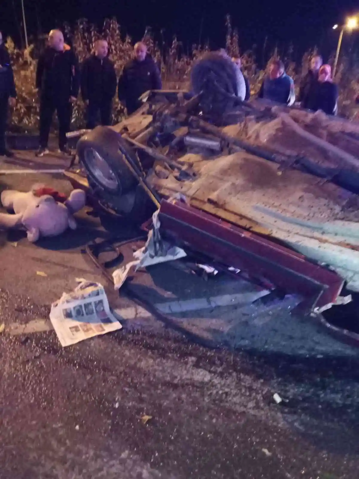 Rize’de uygulamadan kaçan araç takla attı: 4 yaralı