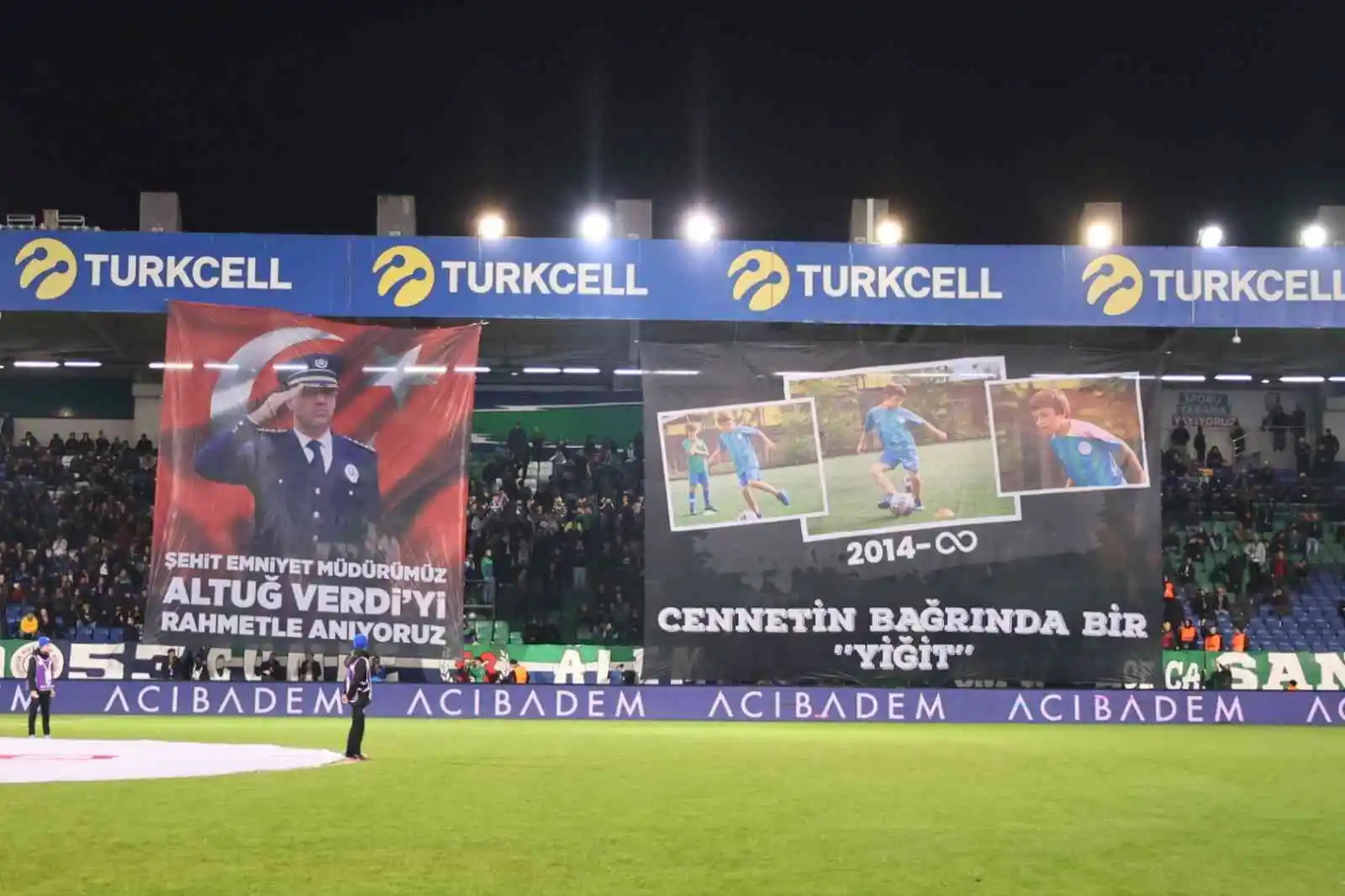 Rizespor’da ’Cennete bir Yiğit’ koreografisi