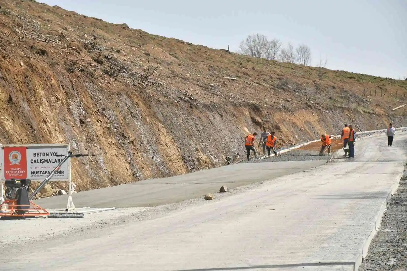 Samsun Büyükşehir Belediyesi 904 km yol yaptı