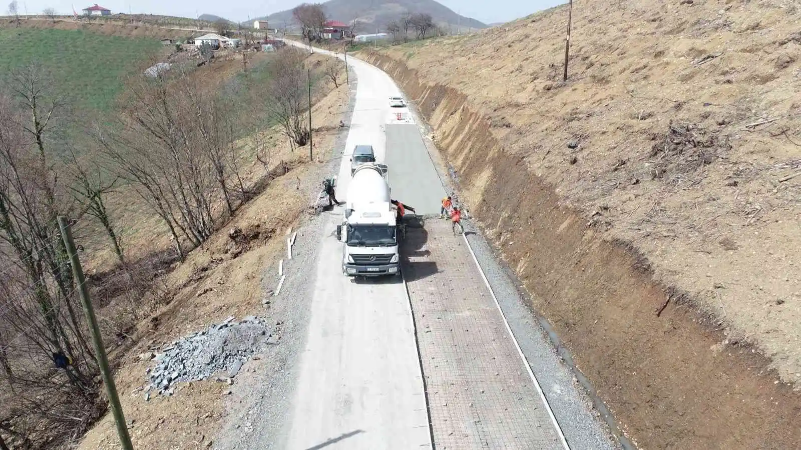 Samsun Büyükşehir Belediyesi 904 km yol yaptı