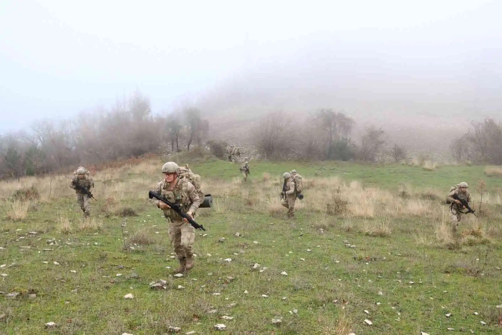 Sinop'ta komandolar dağları kontrol etti