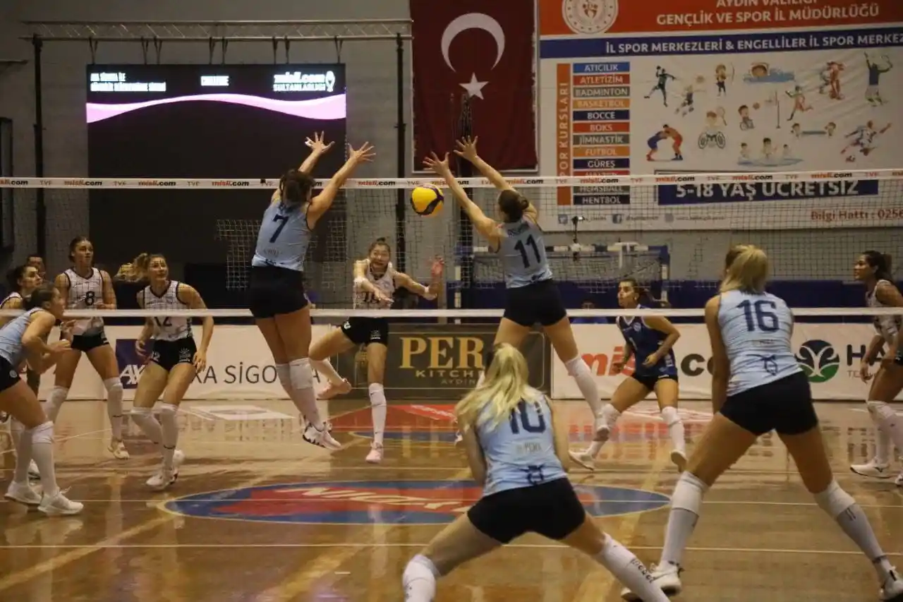 Sultanlar Ligi: Aydın Büyükşehir Belediyespor: 2 - Sarıyer Belediyespor: 3
