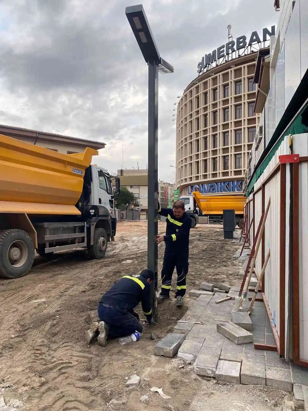 Tarihi şadırvanda çalışmalar tam gaz
