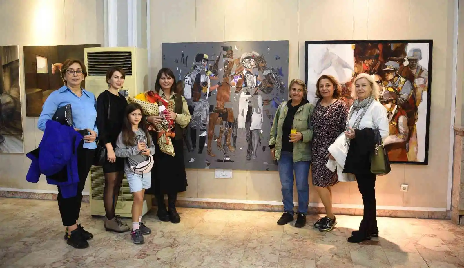 TJK 11. Resim Yarışması sergisi Adana’da ziyarete açıldı
