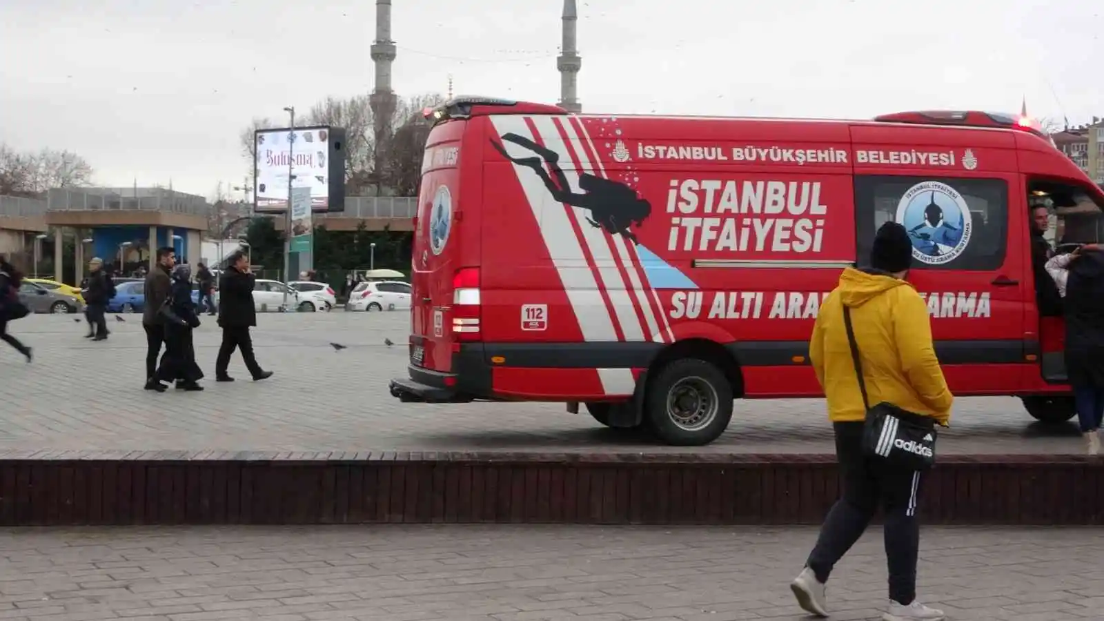 Üsküdar’da iki geminin arasında sıkışan yunus öldü
