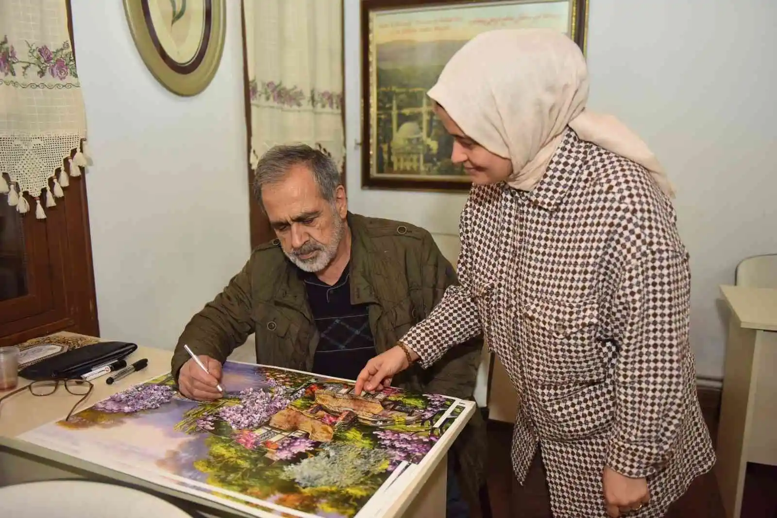 Yıldırım’da kağıt rölyefe yoğun ilgi
