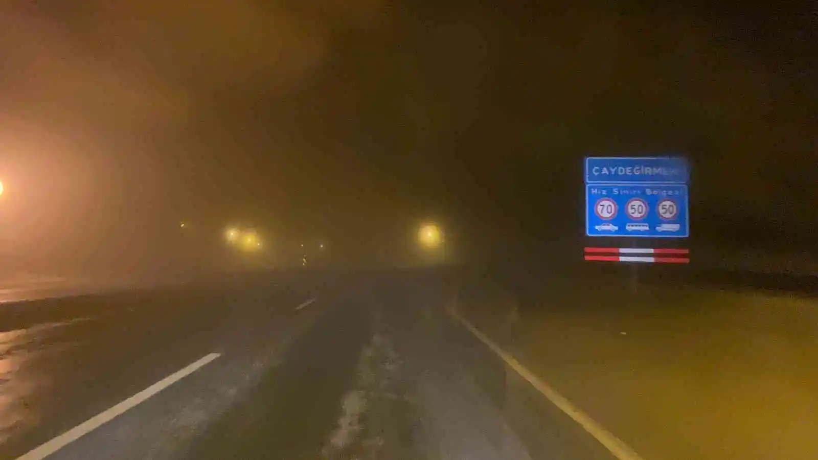 Zonguldak’ta yoğun sis etkili oldu