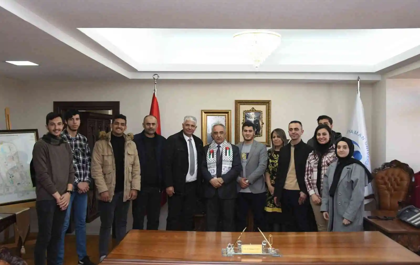 Adıyaman Üniversitesi Filistinli misafirlere ev sahipliği yaptı

