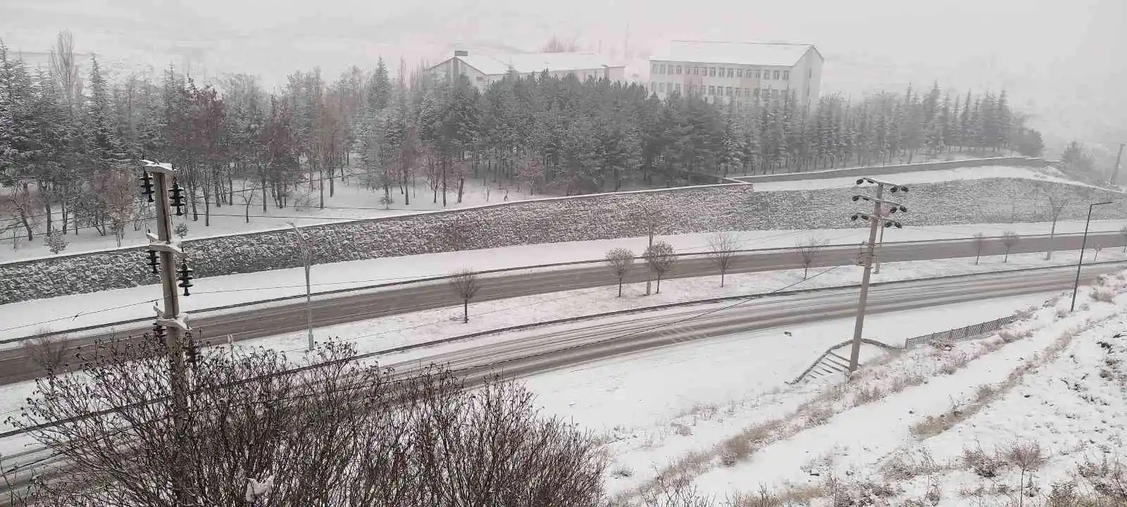 Bitlis’te kar yağışı etkili oldu
