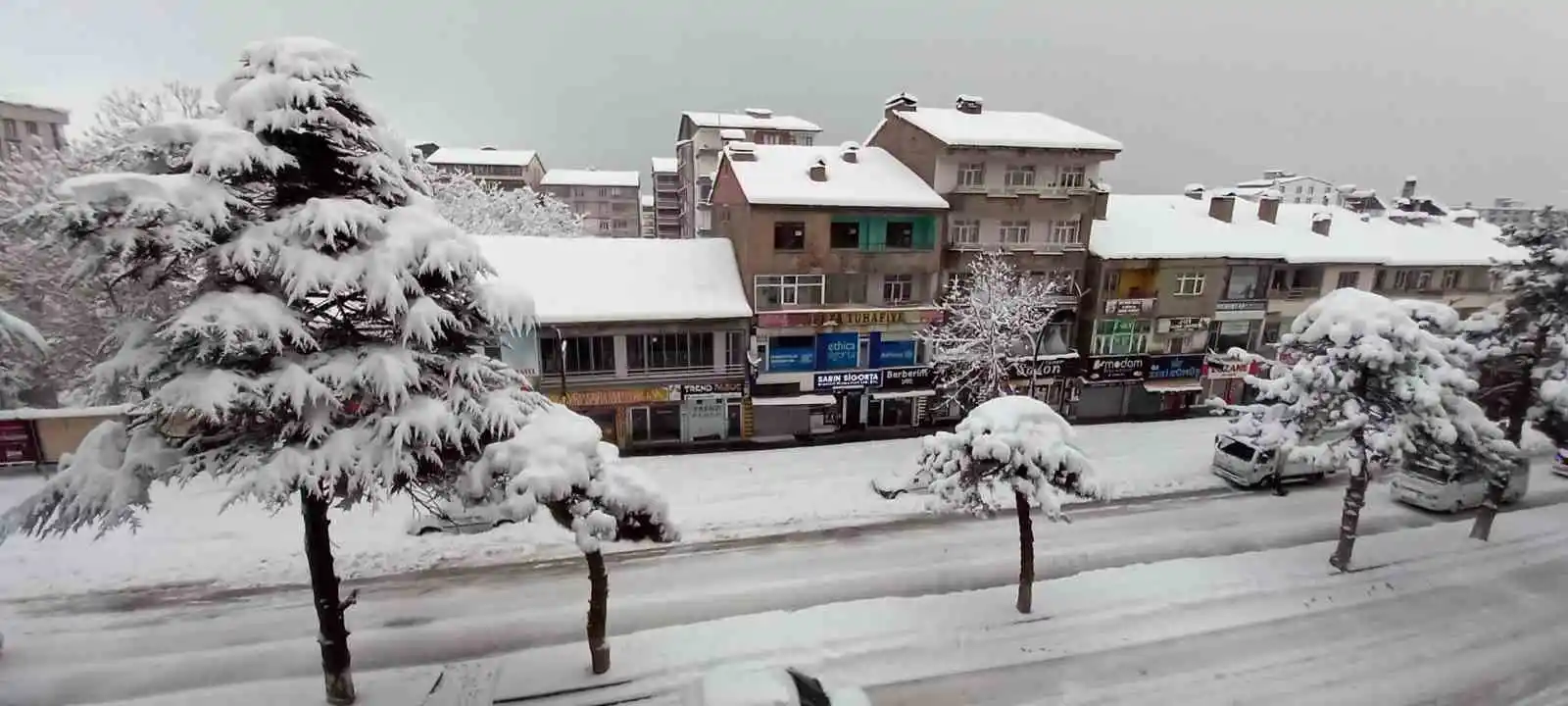 Bitlis’te kartpostallık kar görüntüleri
