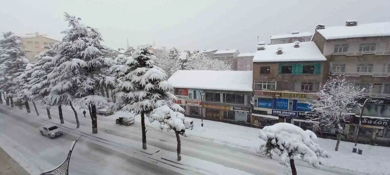 Bitlis’te kartpostallık kar görüntüleri
