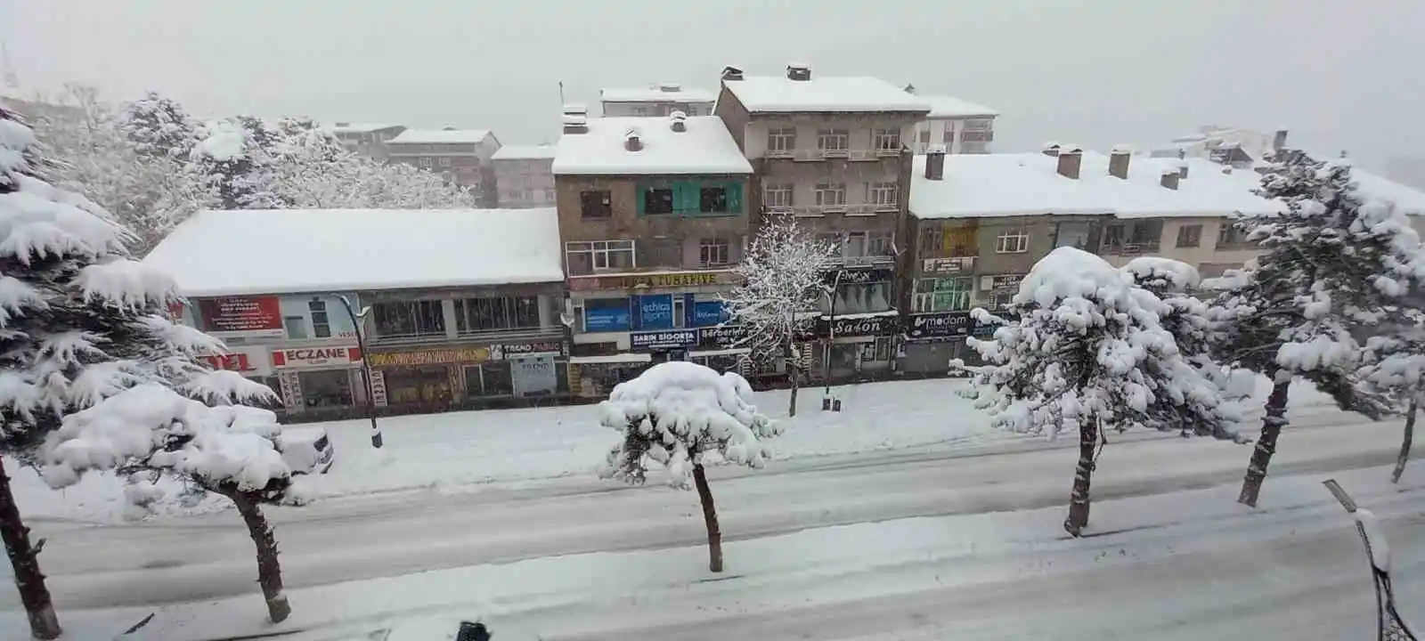 Bitlis’te kartpostallık kar görüntüleri
