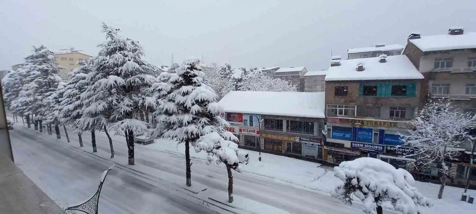 Bitlis’te kartpostallık kar görüntüleri
