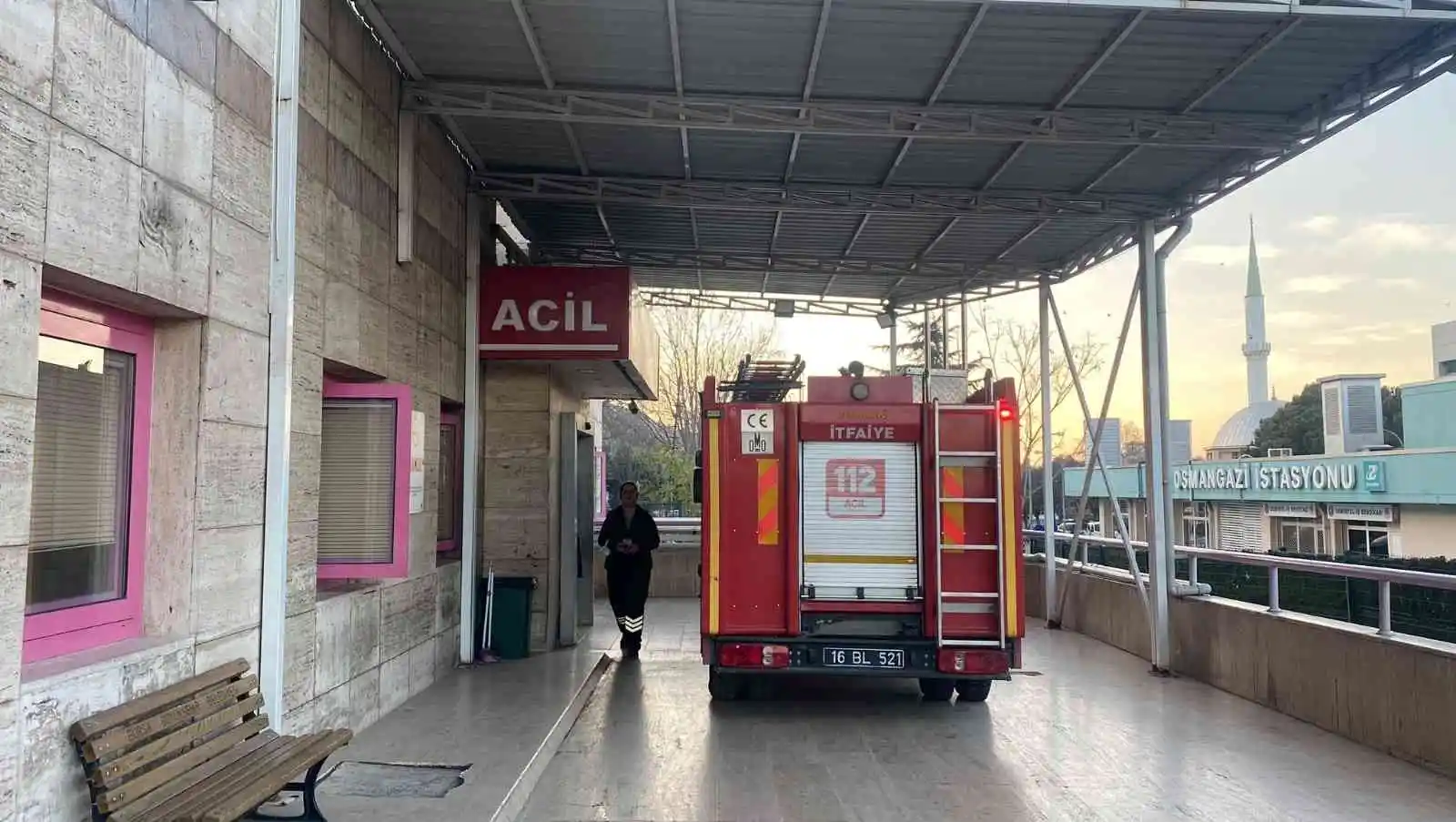 Bursa'da hastanede korkutan anlar