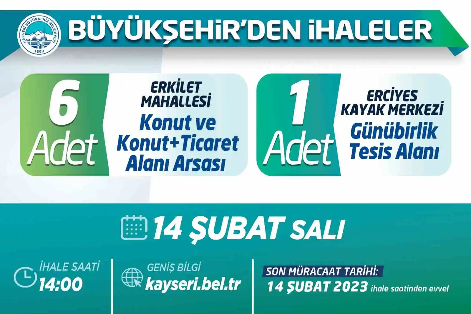 Büyükşehir'den ihaleler
