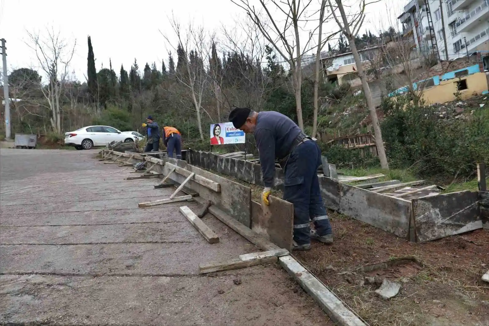 Dik yokuşlu Serdar Mahallesi’ne yeni merdiven
