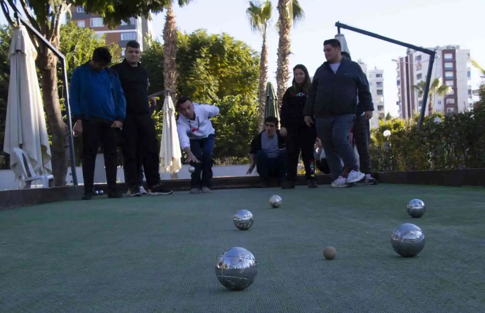 Engelsiz Yaşam Parkında 'Bocce' dersleri başladı