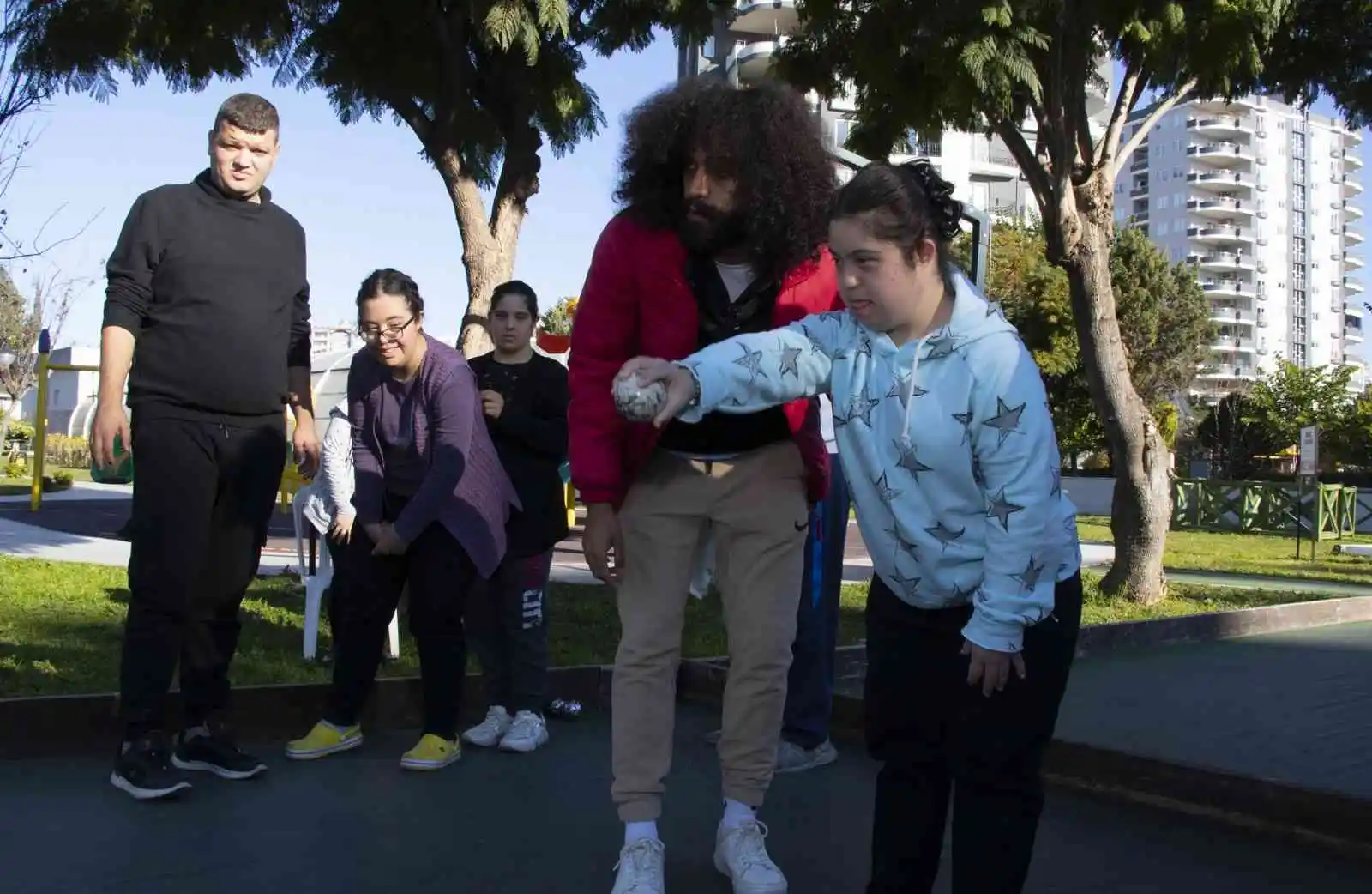 Engelsiz Yaşam Parkında ’Bocce’ dersleri başladı
