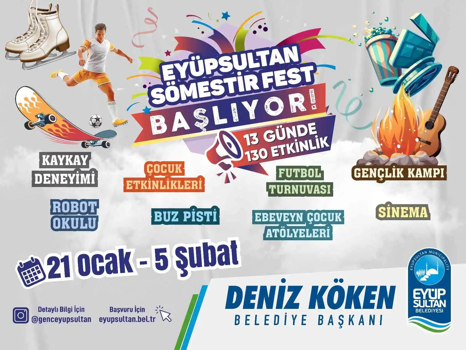 Eyüpsultan Sömestir Festivali başlıyor
