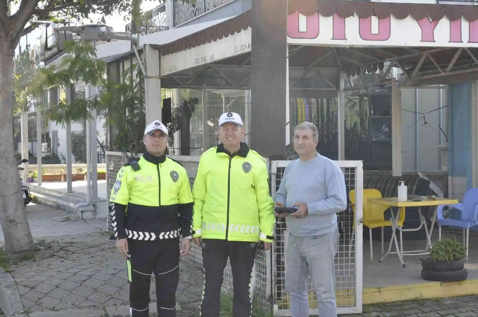 Fethiye'de trafik ekipleri drone destekli denetim yaptı
