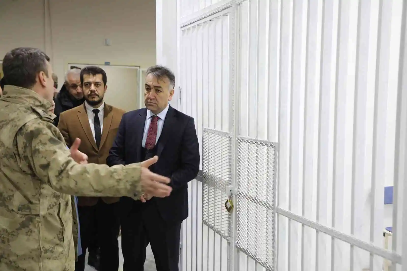 Hastane bahçesinde jandarma asayiş noktası açıldı
