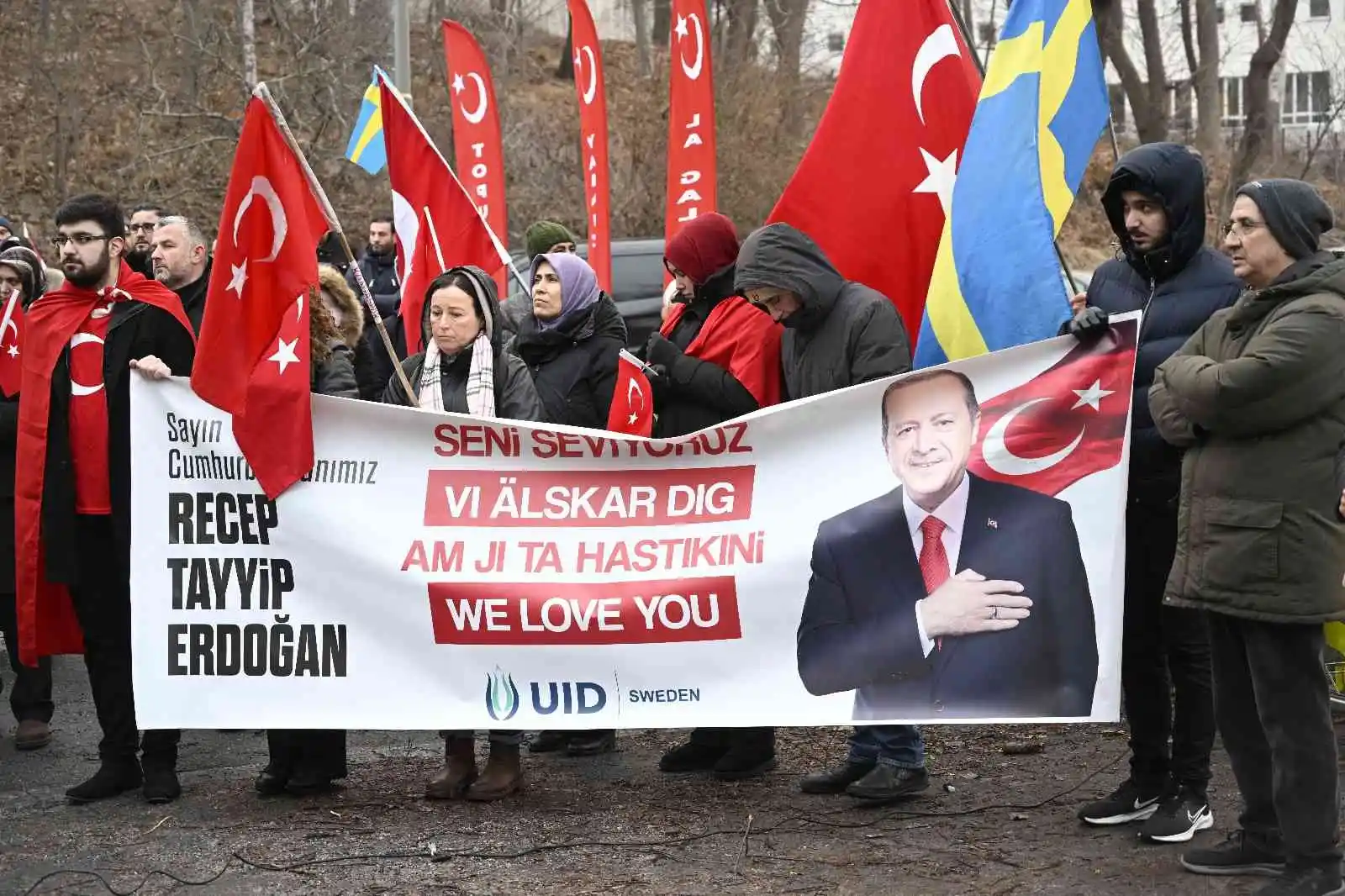 İsveç’te Avrupa Türk Demokratlar Birliği’nden Cumhurbaşkanı Erdoğan’a destek
