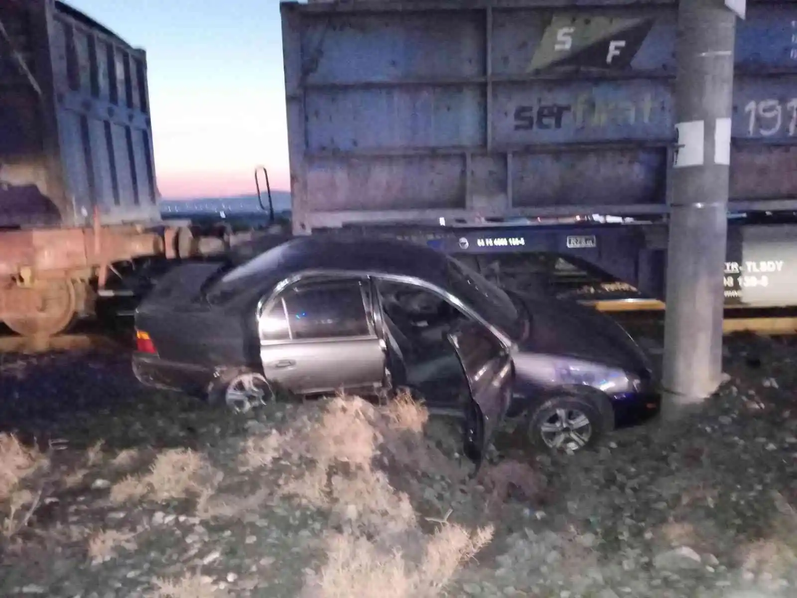 Kahramanmaraş'ta hemzemin geçitte kaza: 1 yaralı