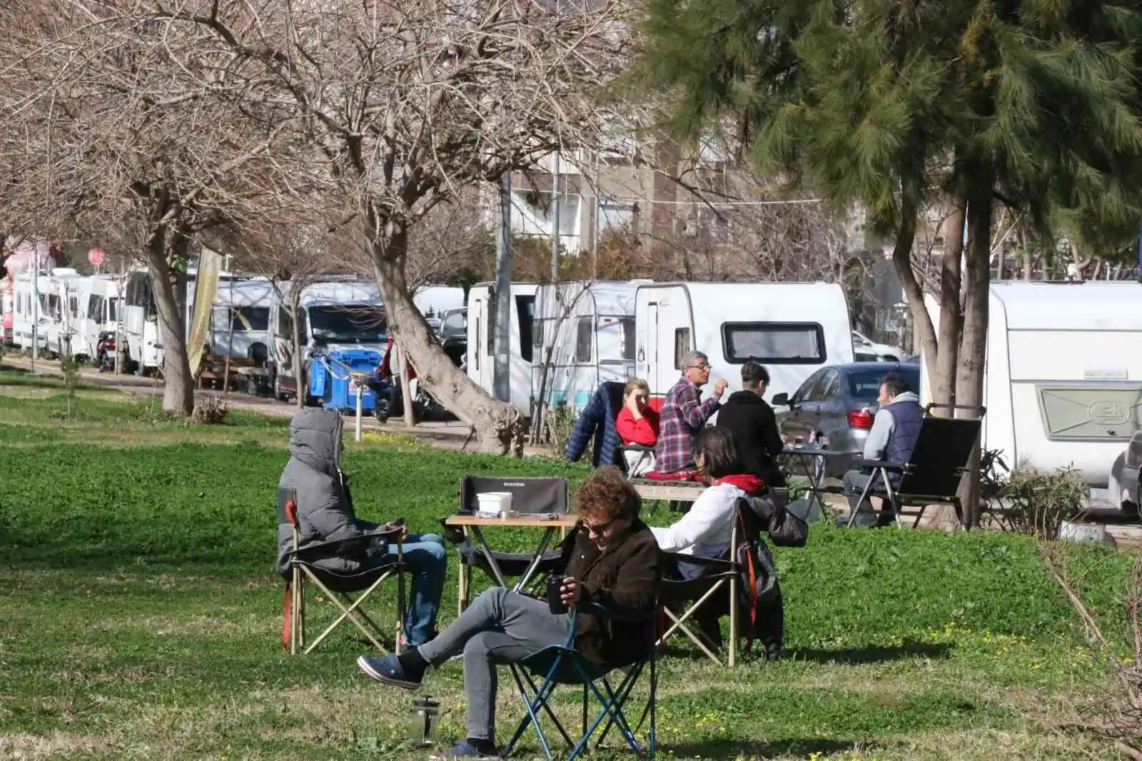 Karavanda tatil, karavancılar ile mahalle halkını karşı karşıya getirdi
