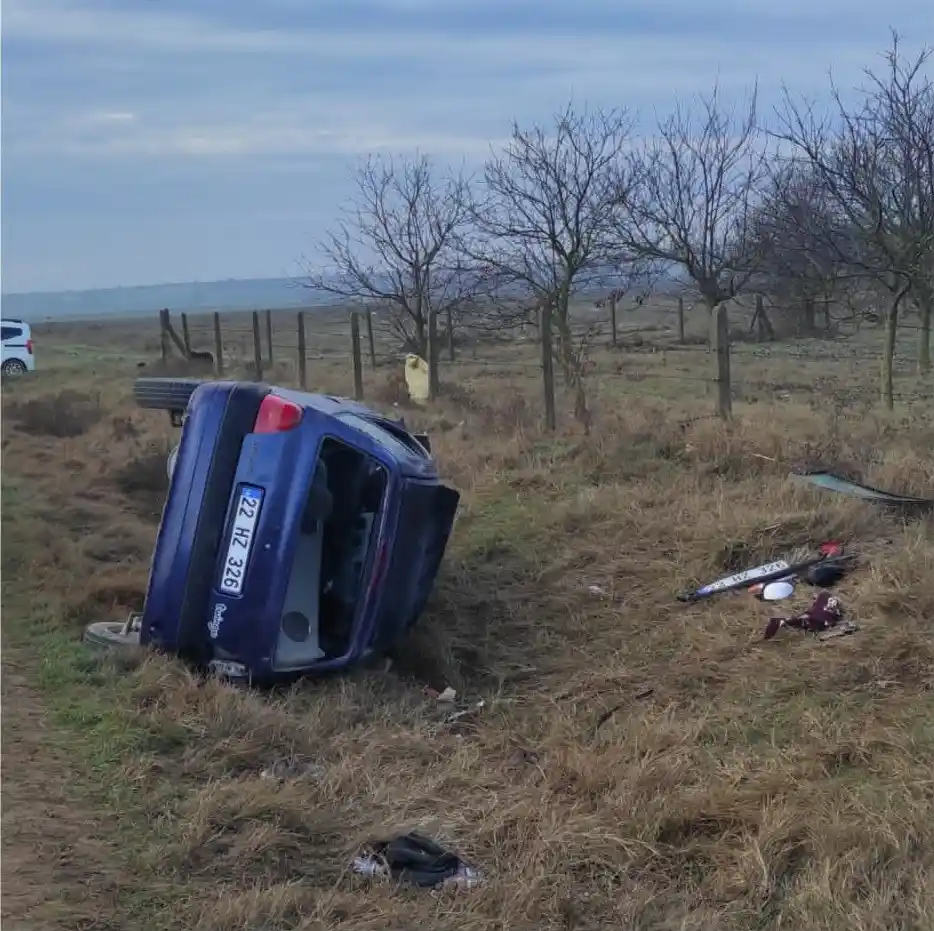 Kırklareli’nde trafik kazası: 2 yaralı