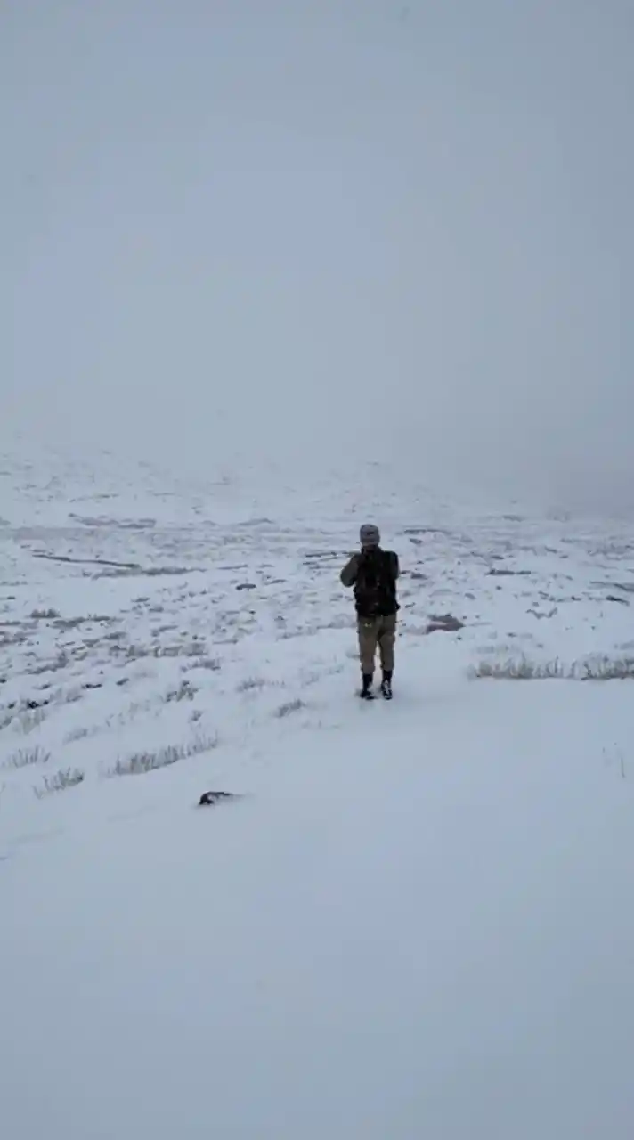 Kış yeni geldi, Mersin’de kar yağışı
