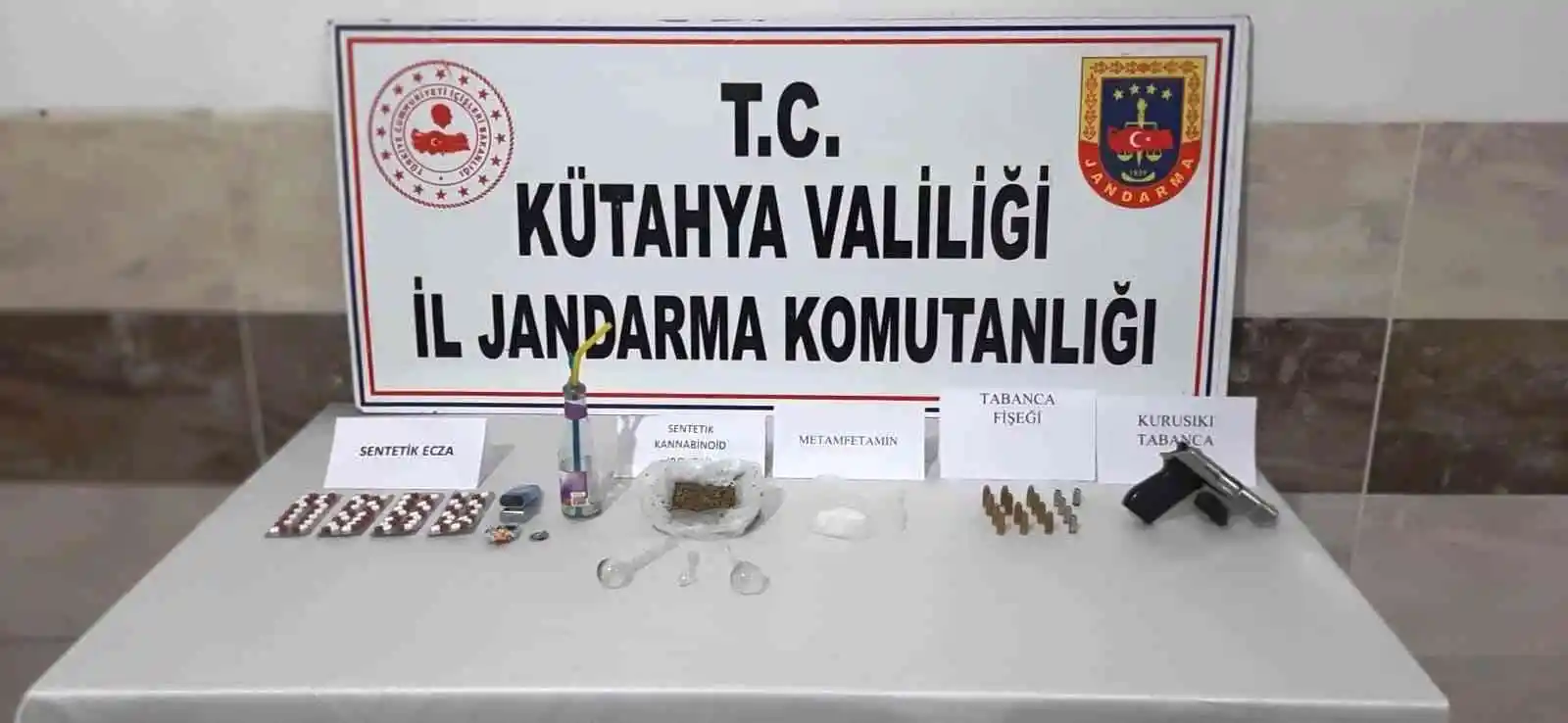 Kütahya'da uyuşturucu operasyonu