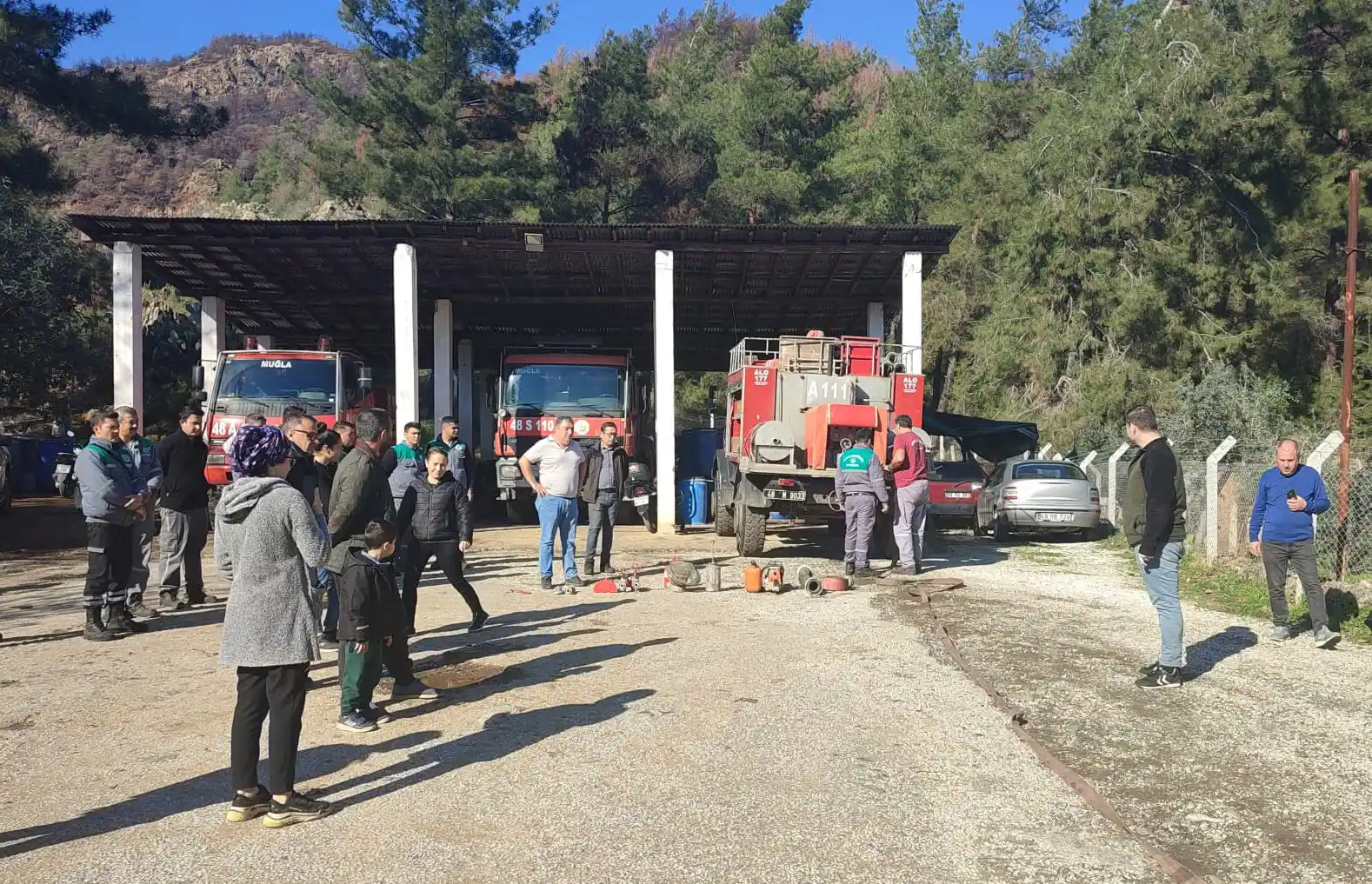 Marmaris'te yangın gönüllüsü eğitimi verildi
