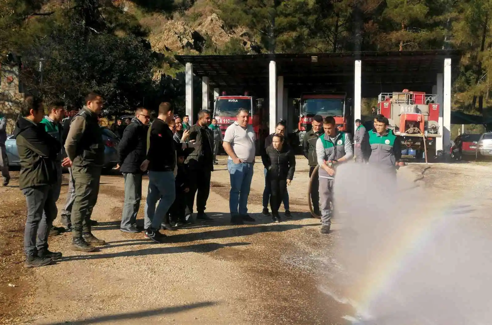 Marmaris’te yangın gönüllüsü eğitimi verildi
