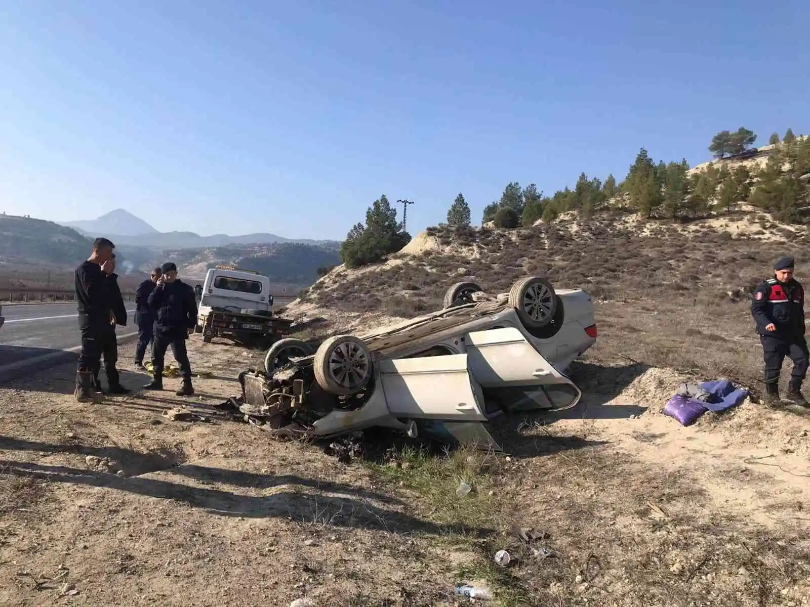 Mersin’de trafik kazası: 2 yaralı
