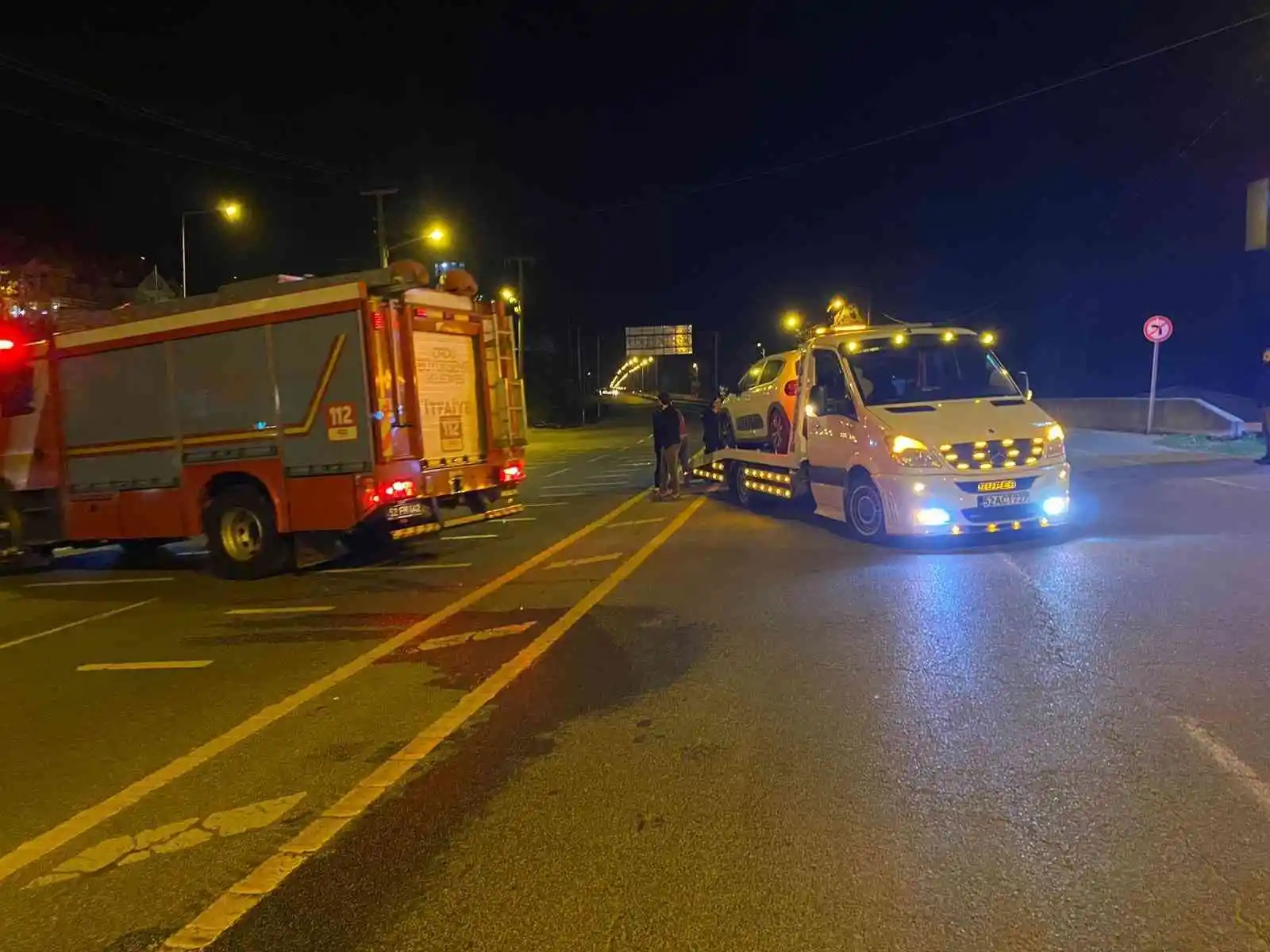 Ordu’da hafif ticari araç ile otomobil çarpıştı: 1 yaralı
