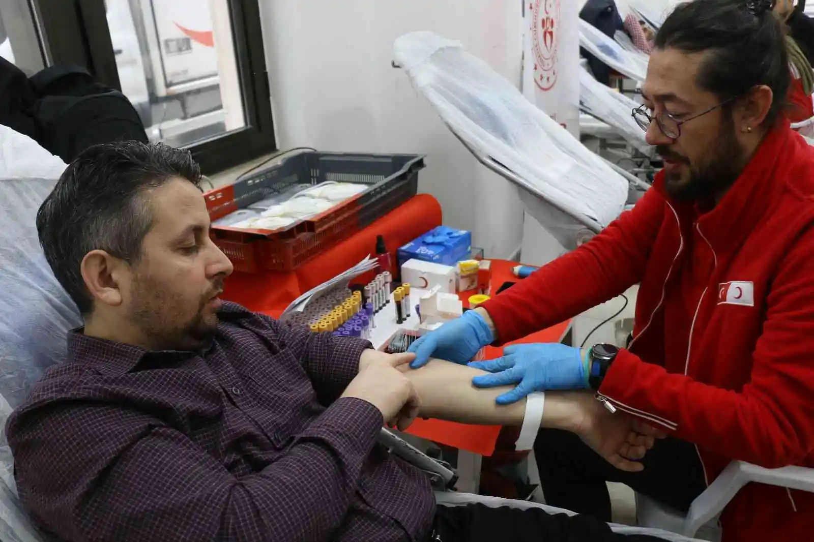 Ordu Gençlik ve Spor İl Müdürlüğü’nde kan bağışı kampanyası düzenlendi