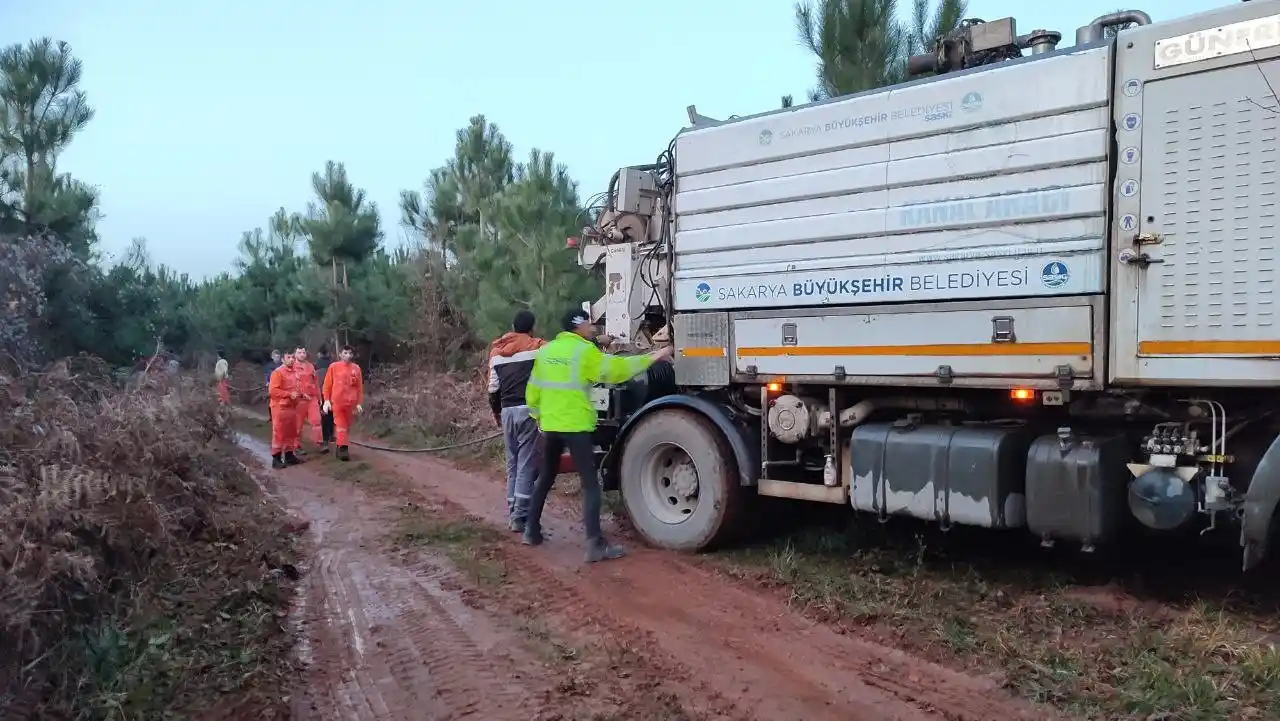 Sakarya’da orman yangını
