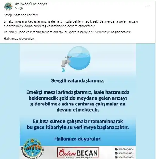 Su kesintisi vatandaşı çileden çıkardı, vatandaşlar çareyi sokak çeşmelerinde buldular
