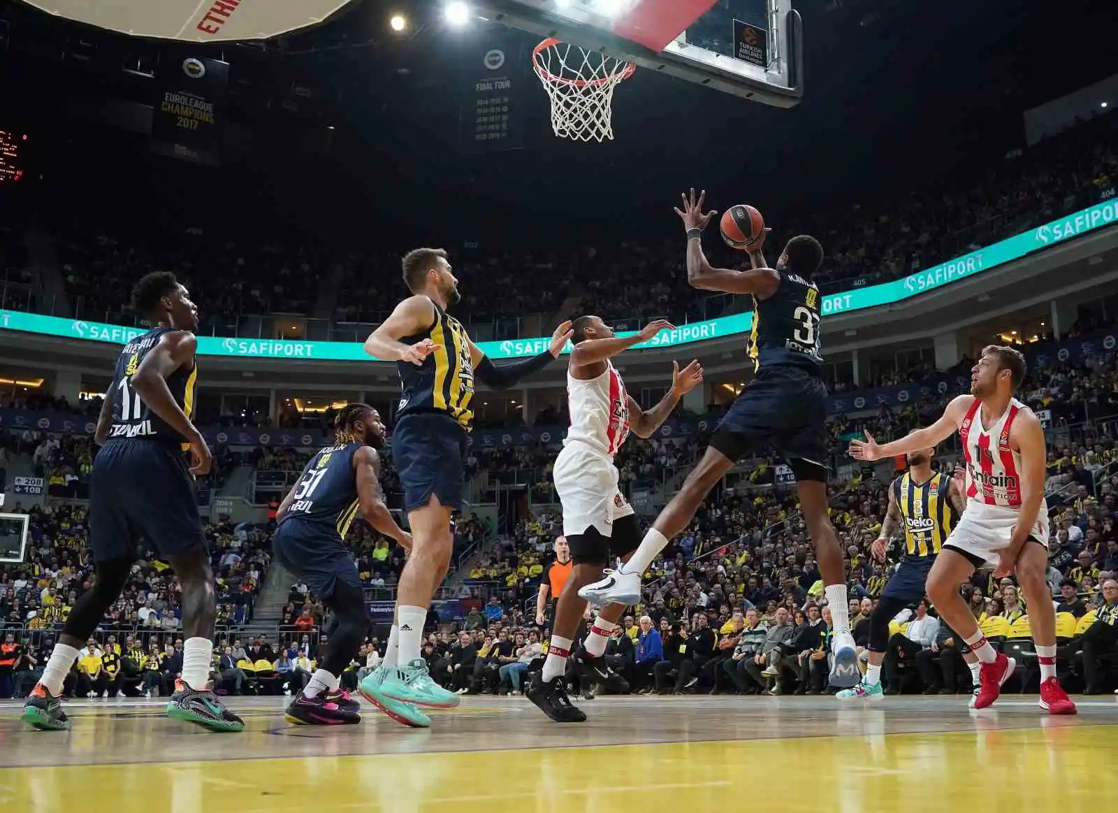 THY Euroleague: Fenerbahçe Beko: 73 - Olympiakos: 93
