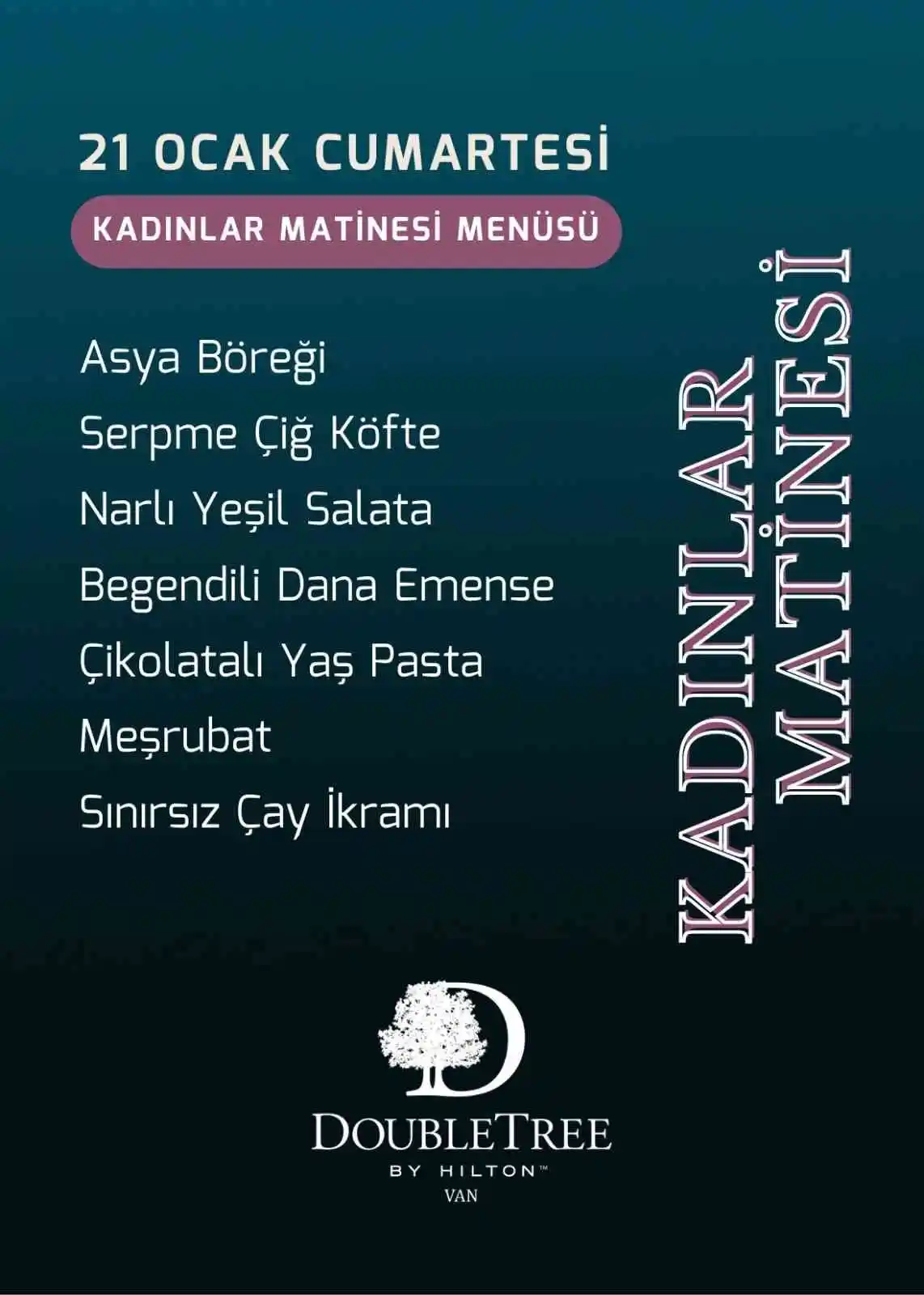 Van’da kadınlar matinesi