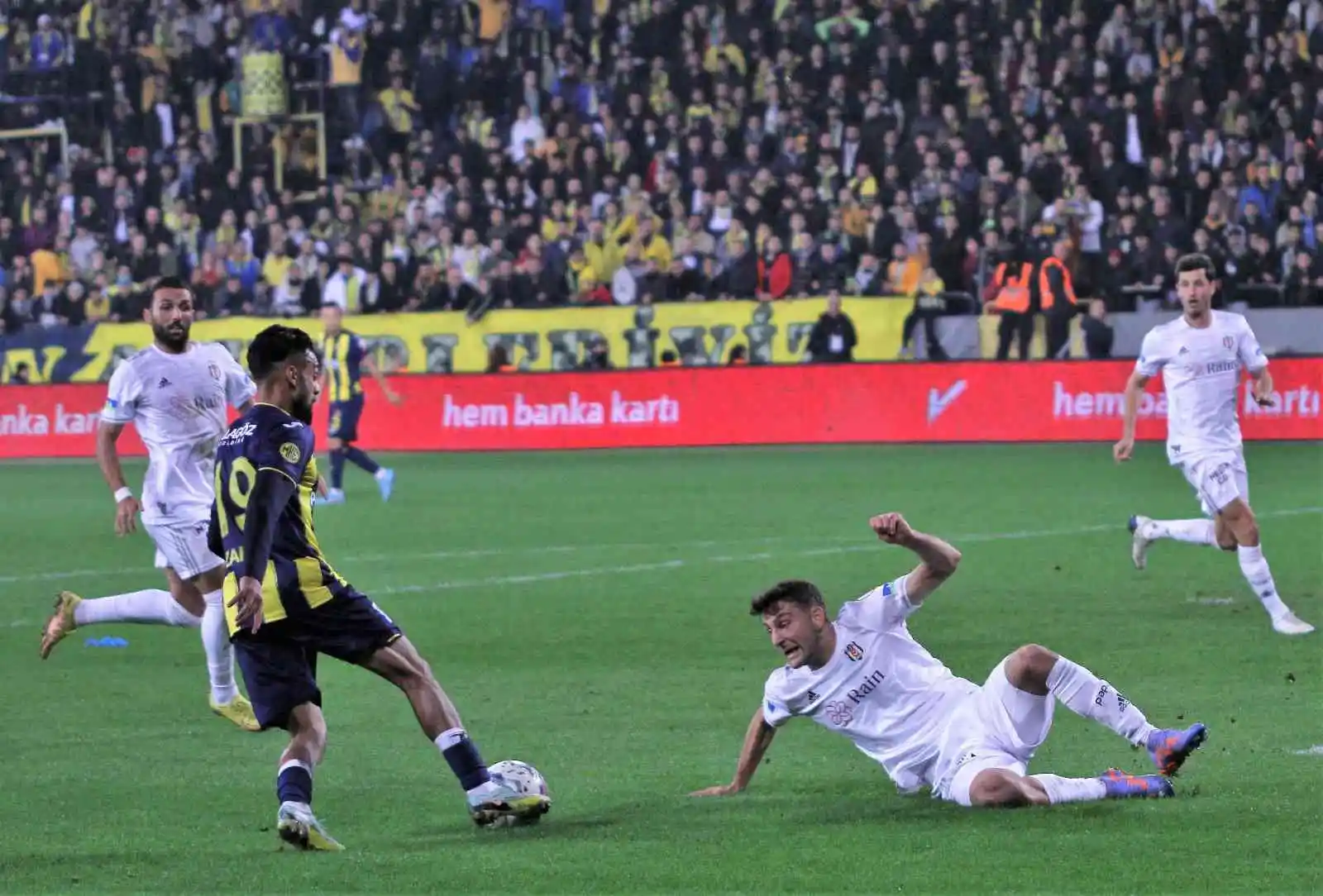 Ziraat Türkiye Kupası: MKE Ankaragücü: 1 - Beşiktaş: 0 (İlk yarı)
