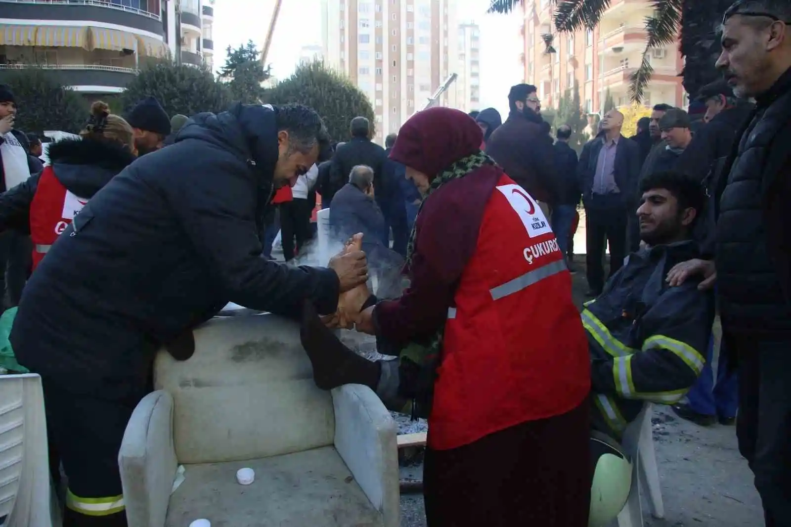 Afet bölgesinden yürek ısıtan görüntüler
