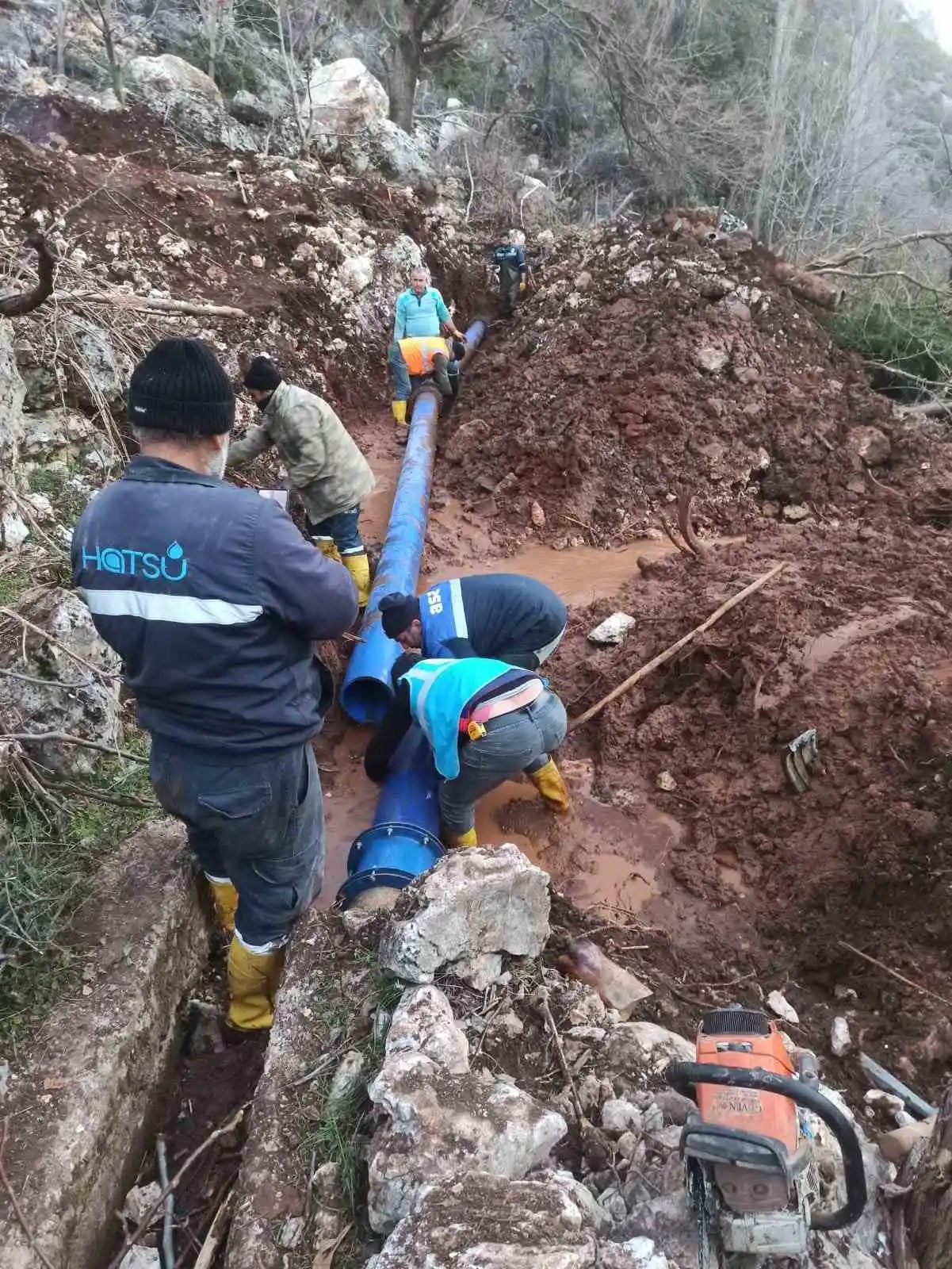 ASAT, Hatay’ın Hassa’nın ilçesinde su sorununu çözüyor
