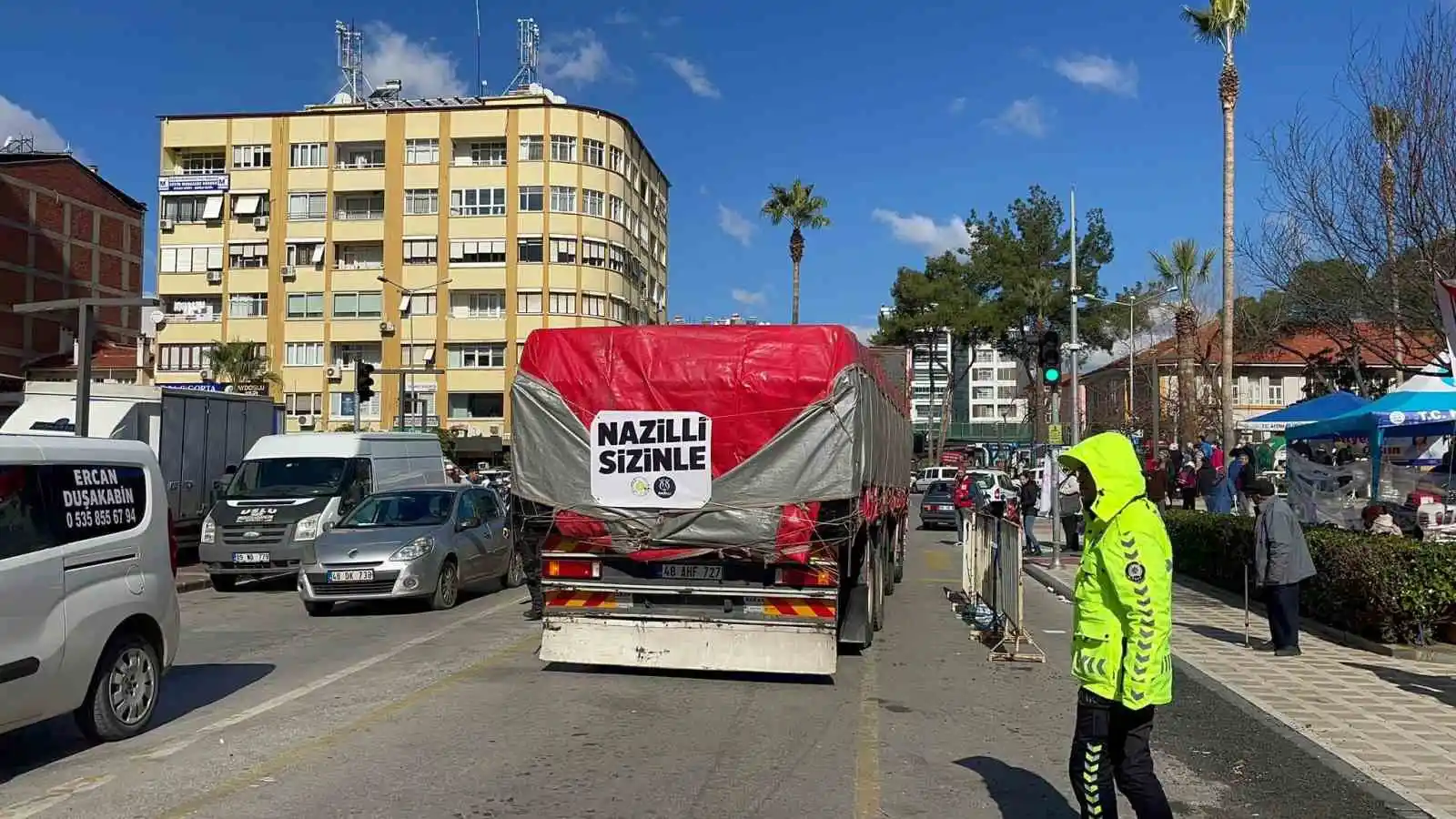 Depremin 58’inci saatinde 58’inci araç Nazilli’den yola çıktı
