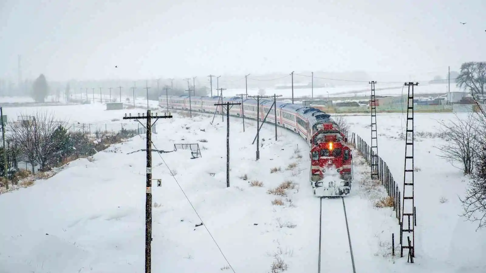 Erzincan'da kartpostallık kış fotoğrafları
