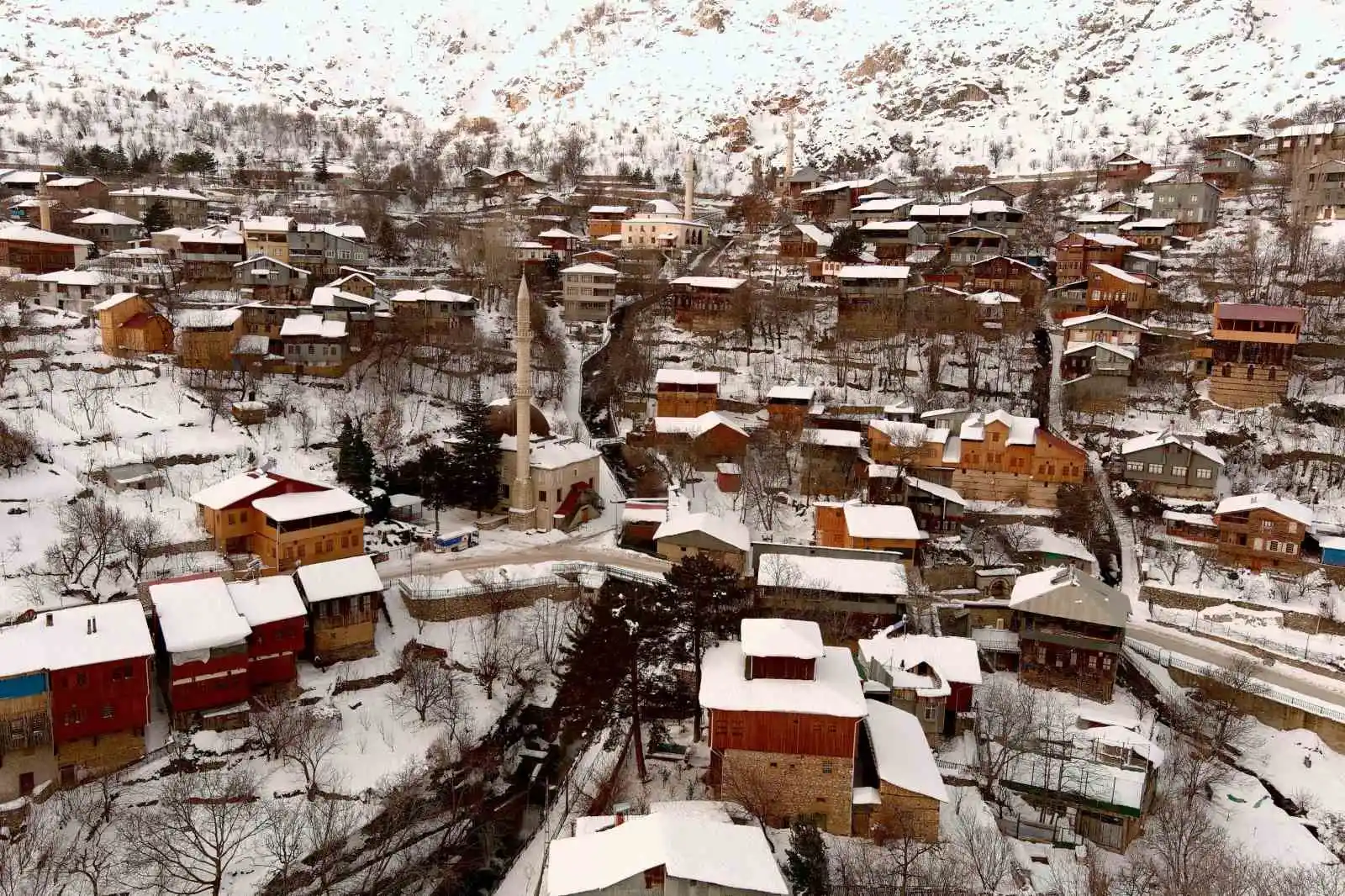 Erzincan’da kartpostallık kış fotoğrafları
