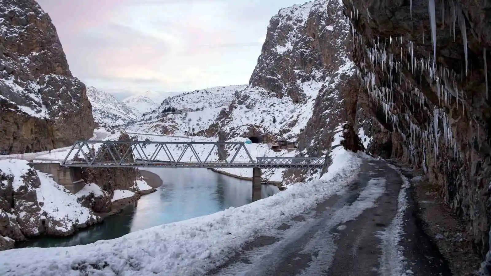 Erzincan’da kartpostallık kış fotoğrafları
