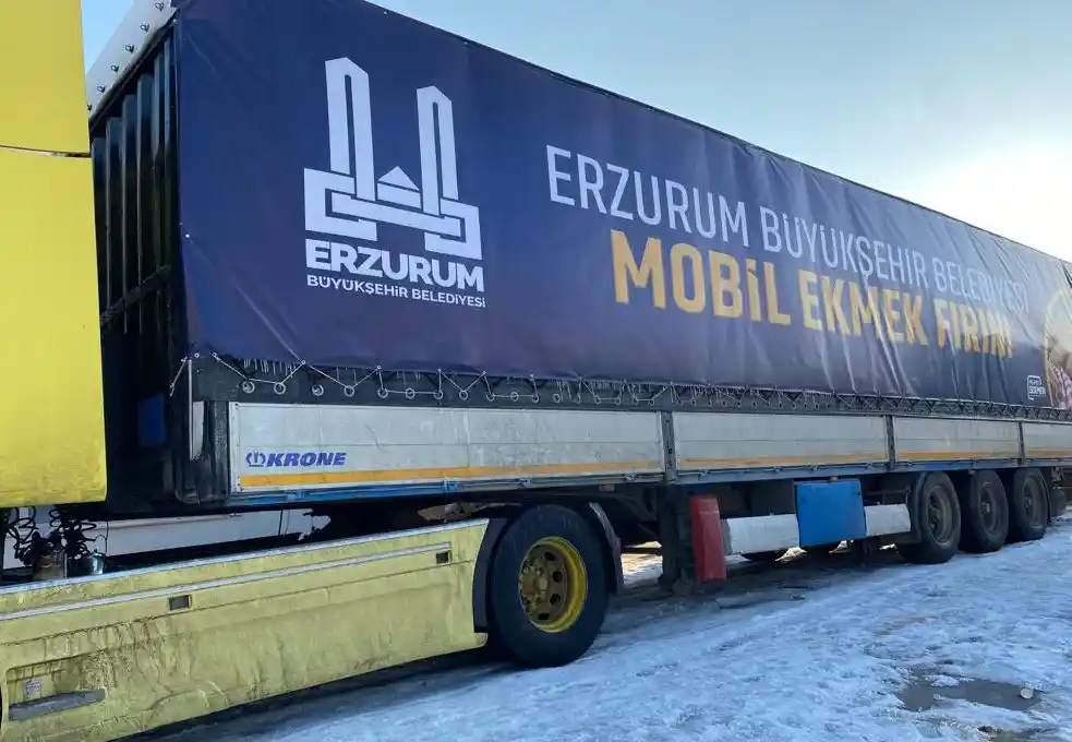 Erzurum felaket bölgesine adeta can simidi oldu
