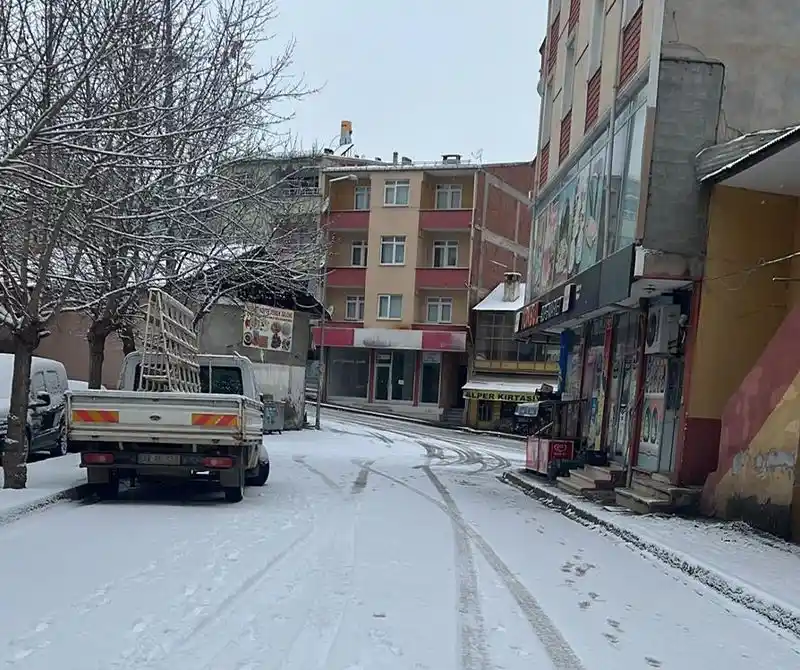 Giresun'un yüksek kesimlerinde kar yağışı etkili oldu
